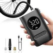 Tire Inflator Portable Air Compressor,Portable Electric Inflator 150PSI Cordless Electric Ball Inflator Rechargeable Bicycle Air  Inflator With Digital LED Display