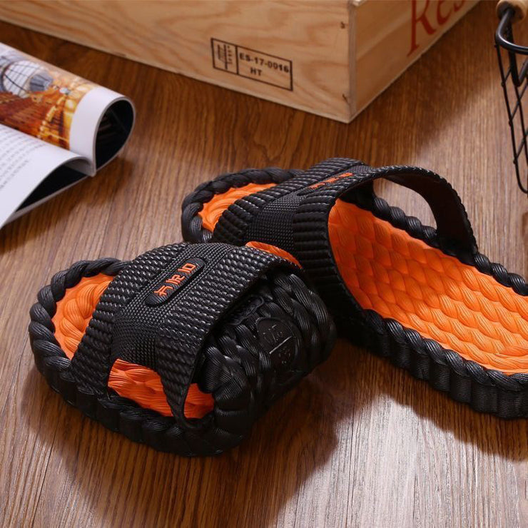 Non-slip Deodorant Slippers Massage Home Slippers