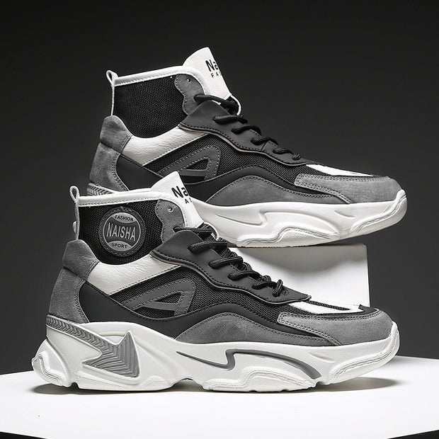 High-top Sneakers, Fashion Casual Shoes, Comfortable Travel Shoes