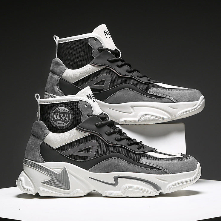 High-top Sneakers, Fashion Casual Shoes, Comfortable Travel Shoes