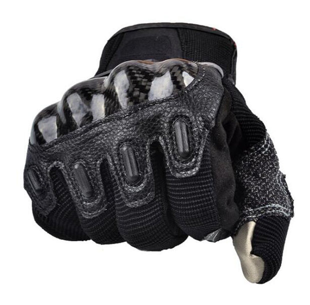 All-finger Mobile Phone Touch Screen Knight Carbon Fiber Drop-resistant Gloves