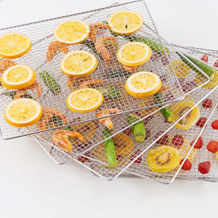 VEVOR Food Dehydrator Machine, 10 Stainless Steel Trays, 1000W Electric Food Dryer With Digital Adjustable Time