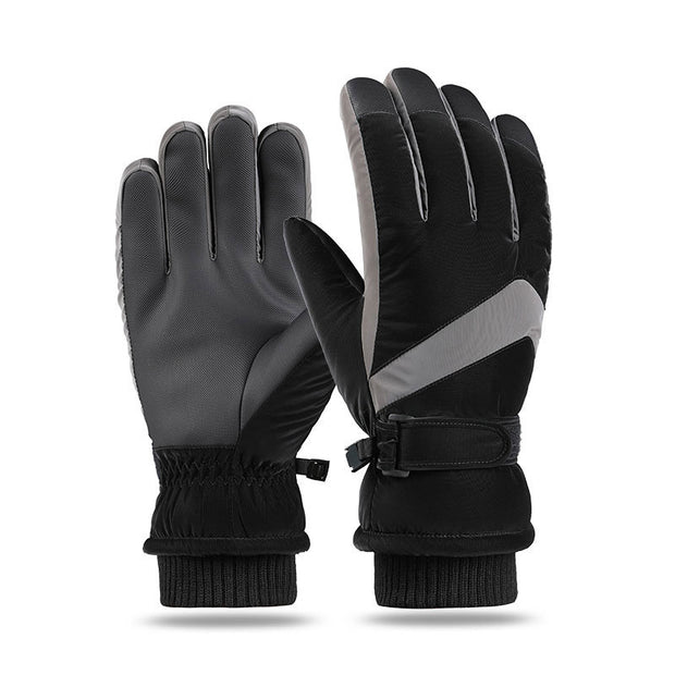 Couple Winter Fleece Thickened Warm And Windproof Gloves