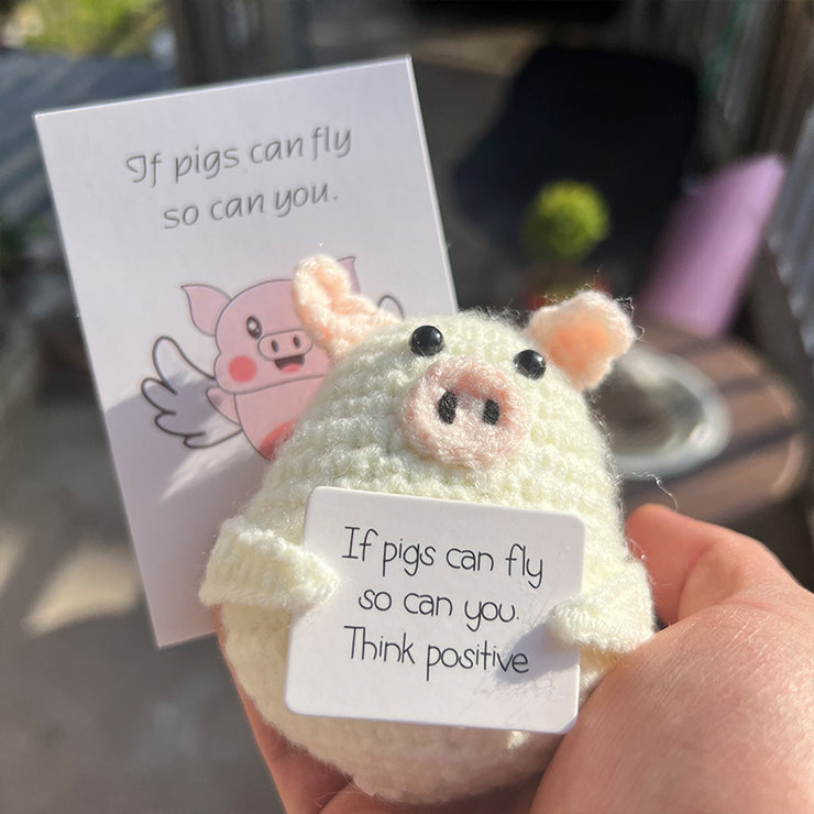 New Cute Positive Energy Emotional Cucumber Pickle Doll Knitting