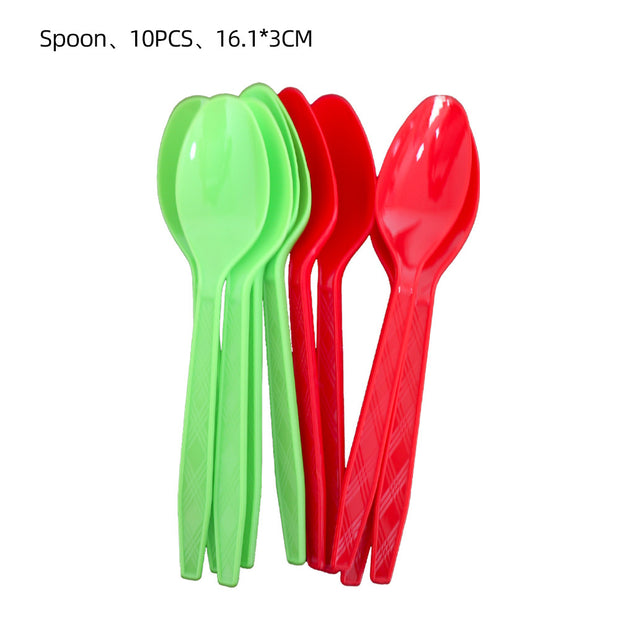 Christmas Theme Tableware Supplies Christmas Paper Plates Cups Holiday