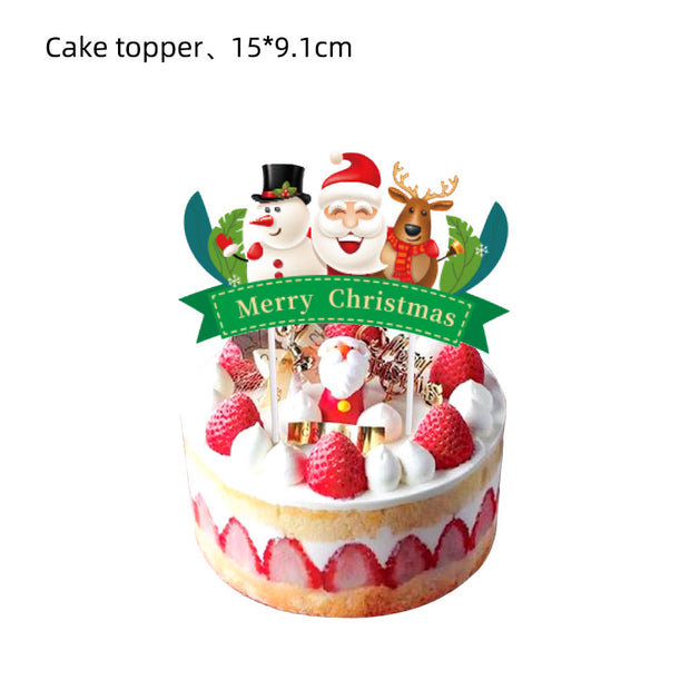 Christmas Theme Tableware Supplies Christmas Paper Plates Cups Holiday