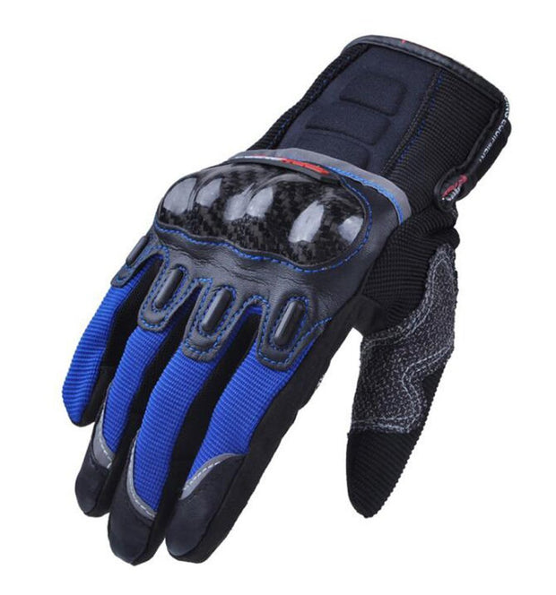 All-finger Mobile Phone Touch Screen Knight Carbon Fiber Drop-resistant Gloves