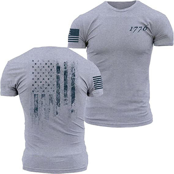 American Acid 1776 Us Flag Men Clothing T-Shirt Funny Whiske