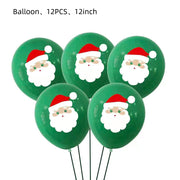 Christmas Theme Tableware Supplies Christmas Paper Plates Cups Holiday