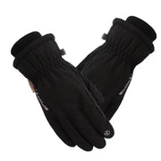Couple Winter Fleece Thickened Warm And Windproof Gloves