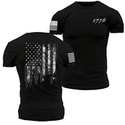 American Acid 1776 Us Flag Men Clothing T-Shirt Funny Whiske