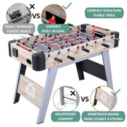 48 Inch Full Size Foosball Table For Kids And Adults