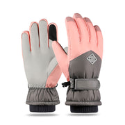 Couple Winter Fleece Thickened Warm And Windproof Gloves