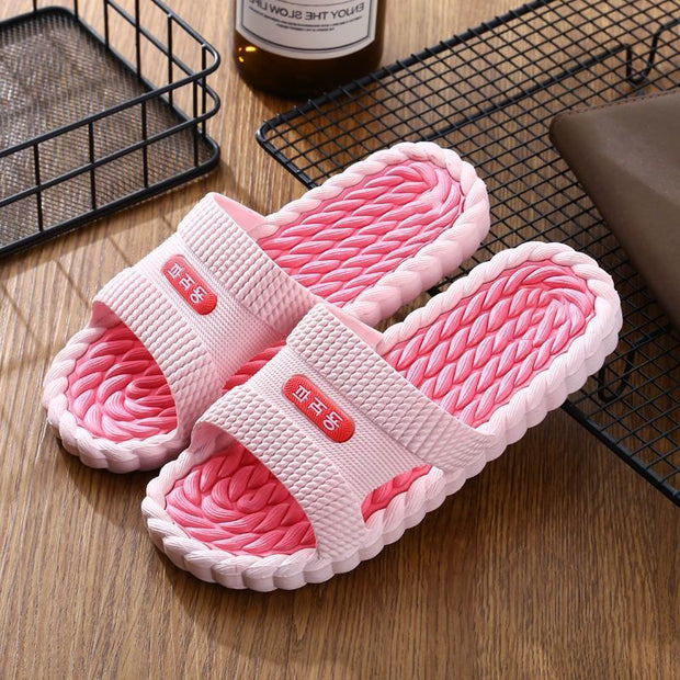 Non-slip Deodorant Slippers Massage Home Slippers