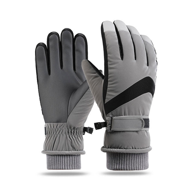Couple Winter Fleece Thickened Warm And Windproof Gloves