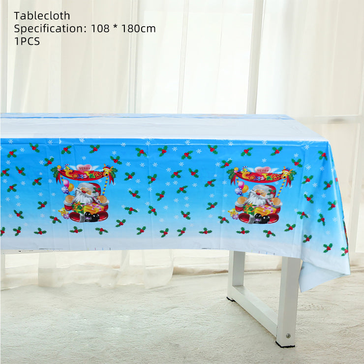 Christmas Theme Tableware Supplies Christmas Paper Plates Cups Holiday